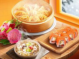 美食海报