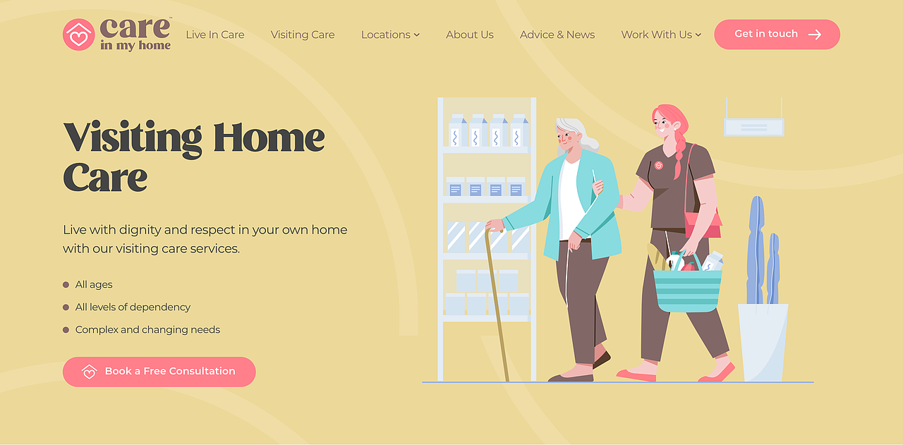 CIMH家政服务平台插画（图ZMjMxNDEyMDY0） - 商业插画 - 站酷设计师由然工作室原创素材 - 站酷ZCOOL