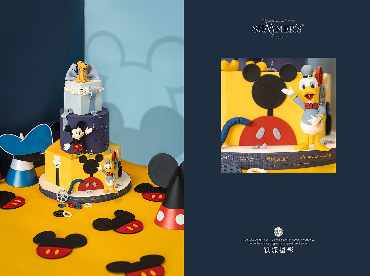 美食摄影|#翻糖蛋糕# summer系列蛋糕上新