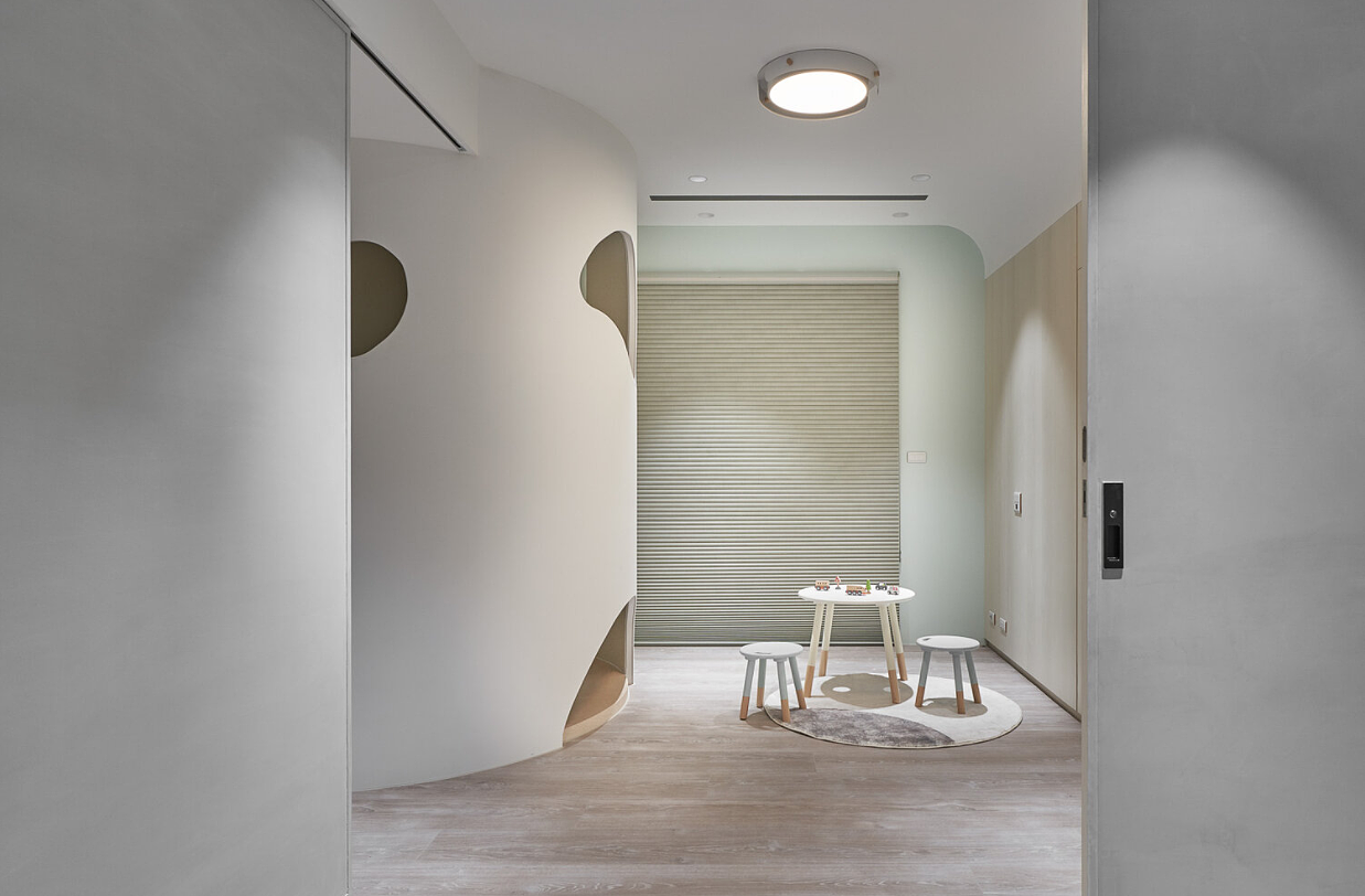 北欧风与游乐场结合-不一样的家景