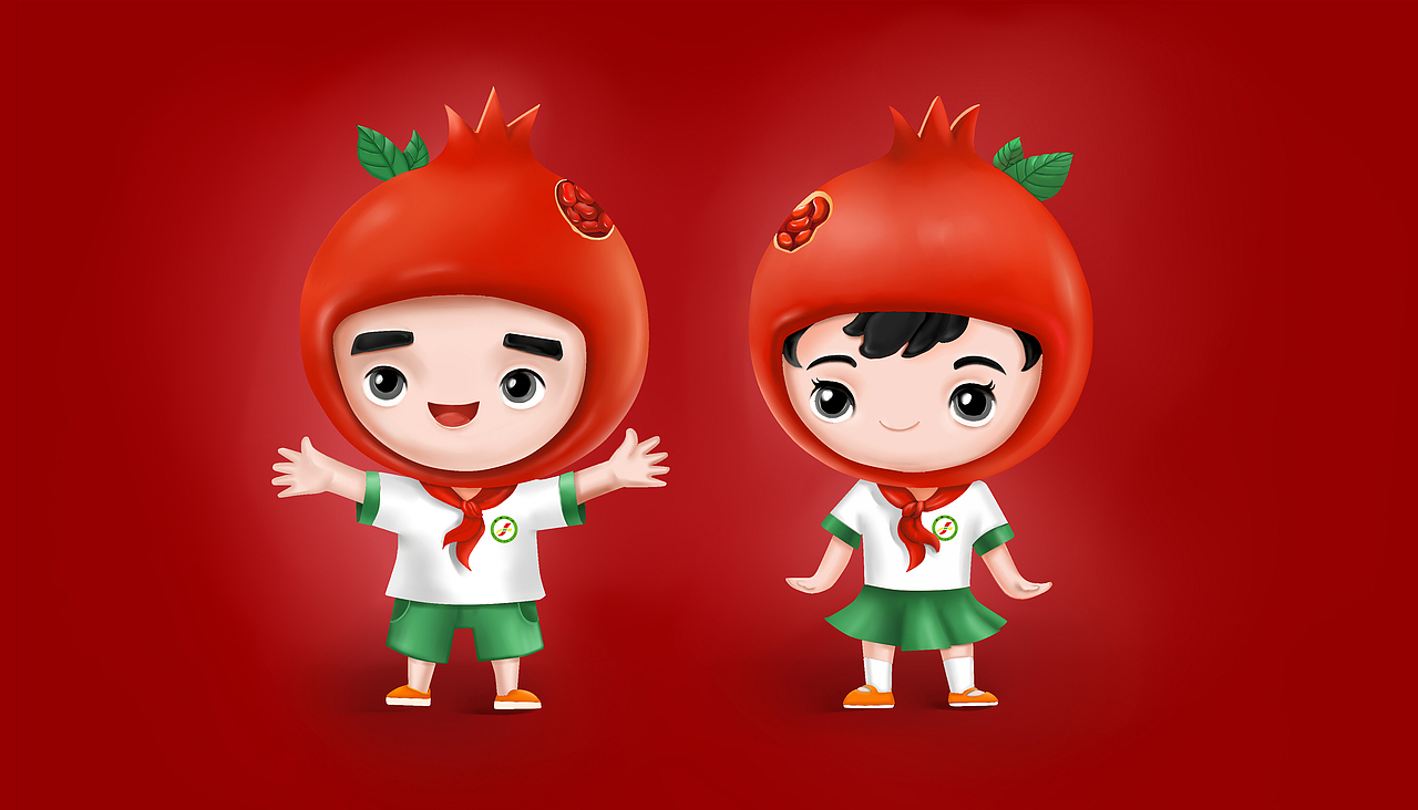 会理二小吉祥物形象