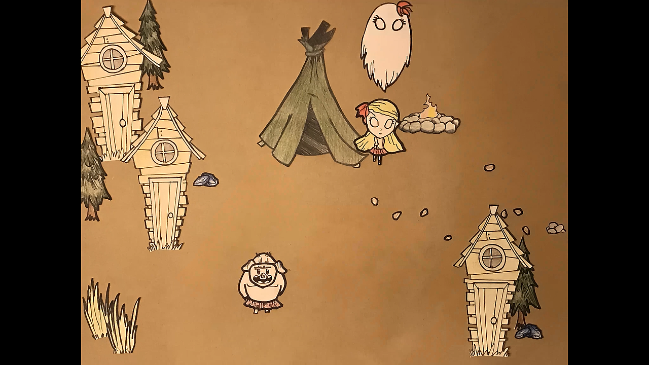 Don't Starve 剪纸风格定格动画（图ZMTMxMjMzMDI0） - 动画片 - 站酷设计师球球璇原创素材 - 站酷ZCOOL