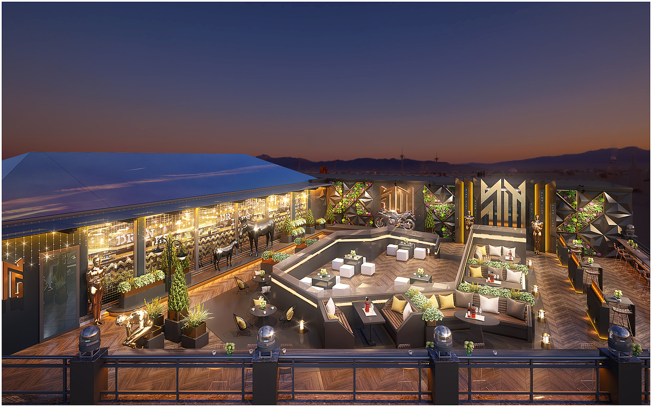 设计作品天台餐吧