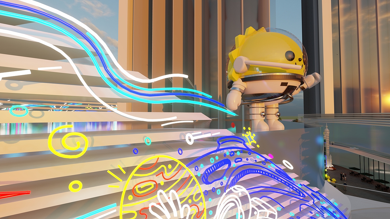 商业街景观美陈雕塑氛围营造设计