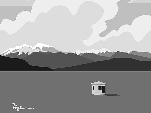 摄影概括黑白插画（个人主页-ZNDQwMDYxMzI=） - 创作习作 - 站酷设计师努力成大触Tinge原创素材 - 站酷ZCOOL