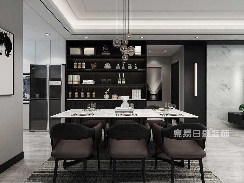 大连三室二厅装修案-中航国际160㎡现代简约（图ZMTE0NzAwOTM2） - 家装设计 - 站酷设计师大连东易日盛装饰原创素材 - 站酷ZCOOL