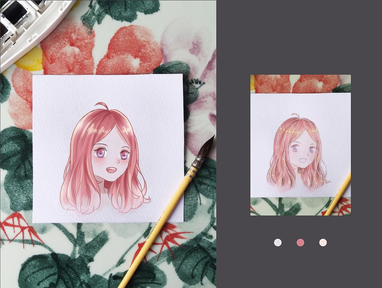 五颜六色的头发（图ZMTgyMjU0MTg4） - 艺术插画 - 站酷设计师周末zhen原创素材 - 站酷ZCOOL