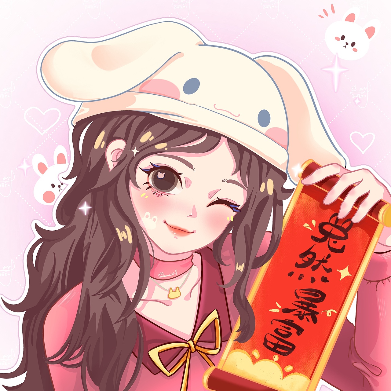 一些之前画的新年头像~