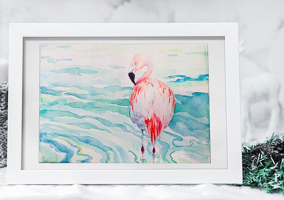 火烈鸟（图ZMTI4MjMxNjg4） - 绘画 - 站酷设计师xx吹吹风原创素材 - 站酷ZCOOL