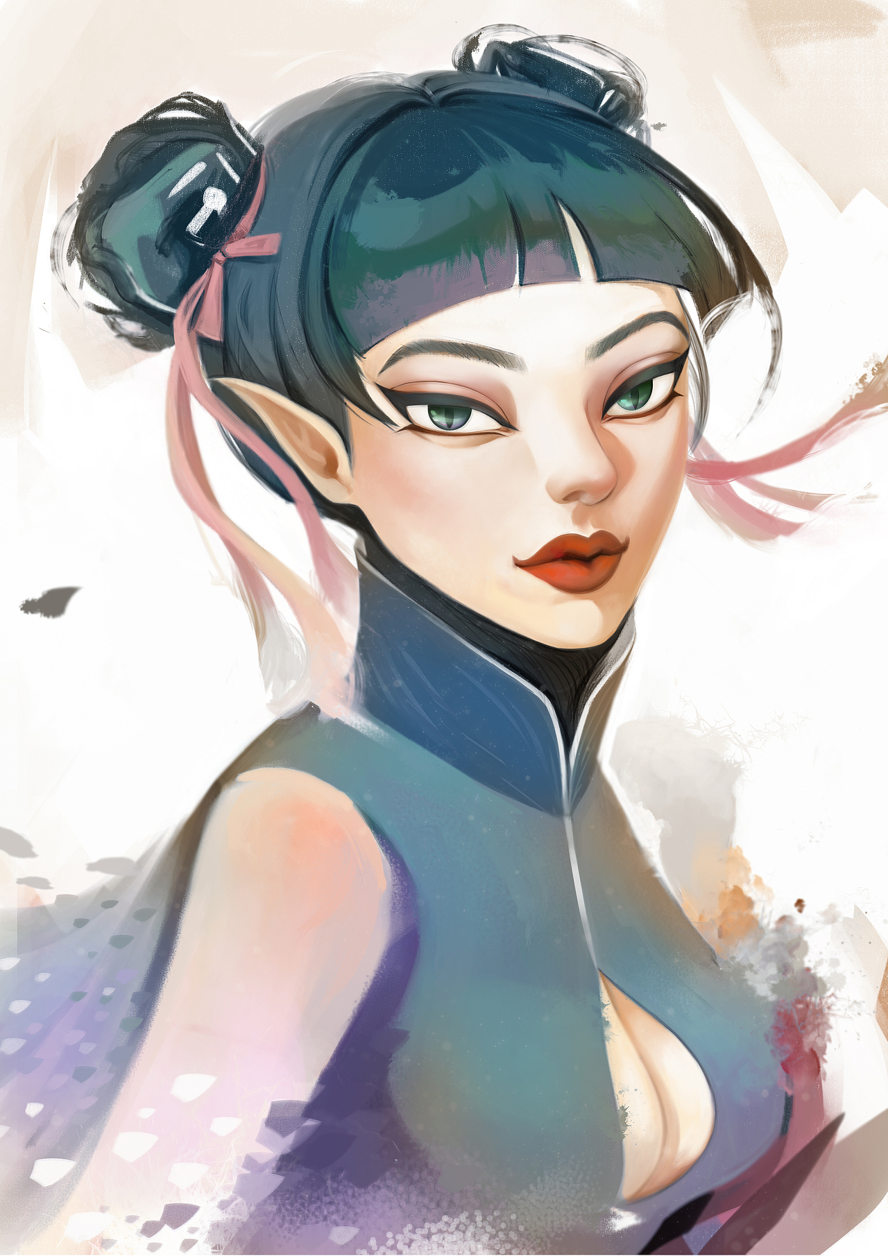 青衣粉带（图ZMTgxNjYzMDgw） - 创作习作 - 站酷设计师月合莫虫原创素材 - 站酷ZCOOL