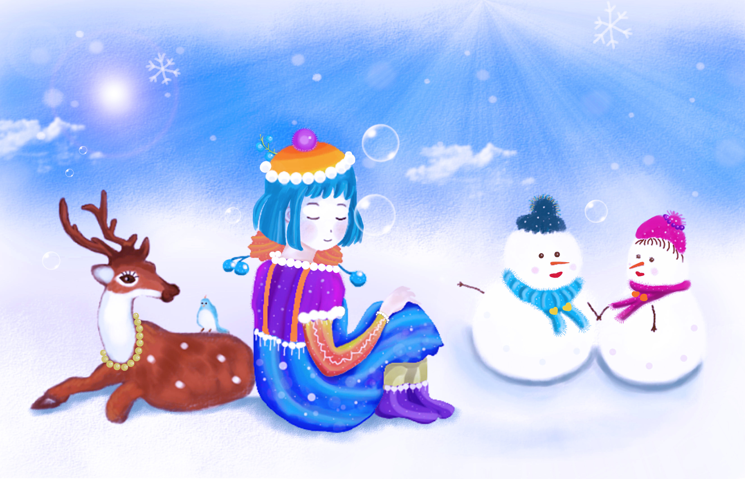 圣诞女孩之梦境