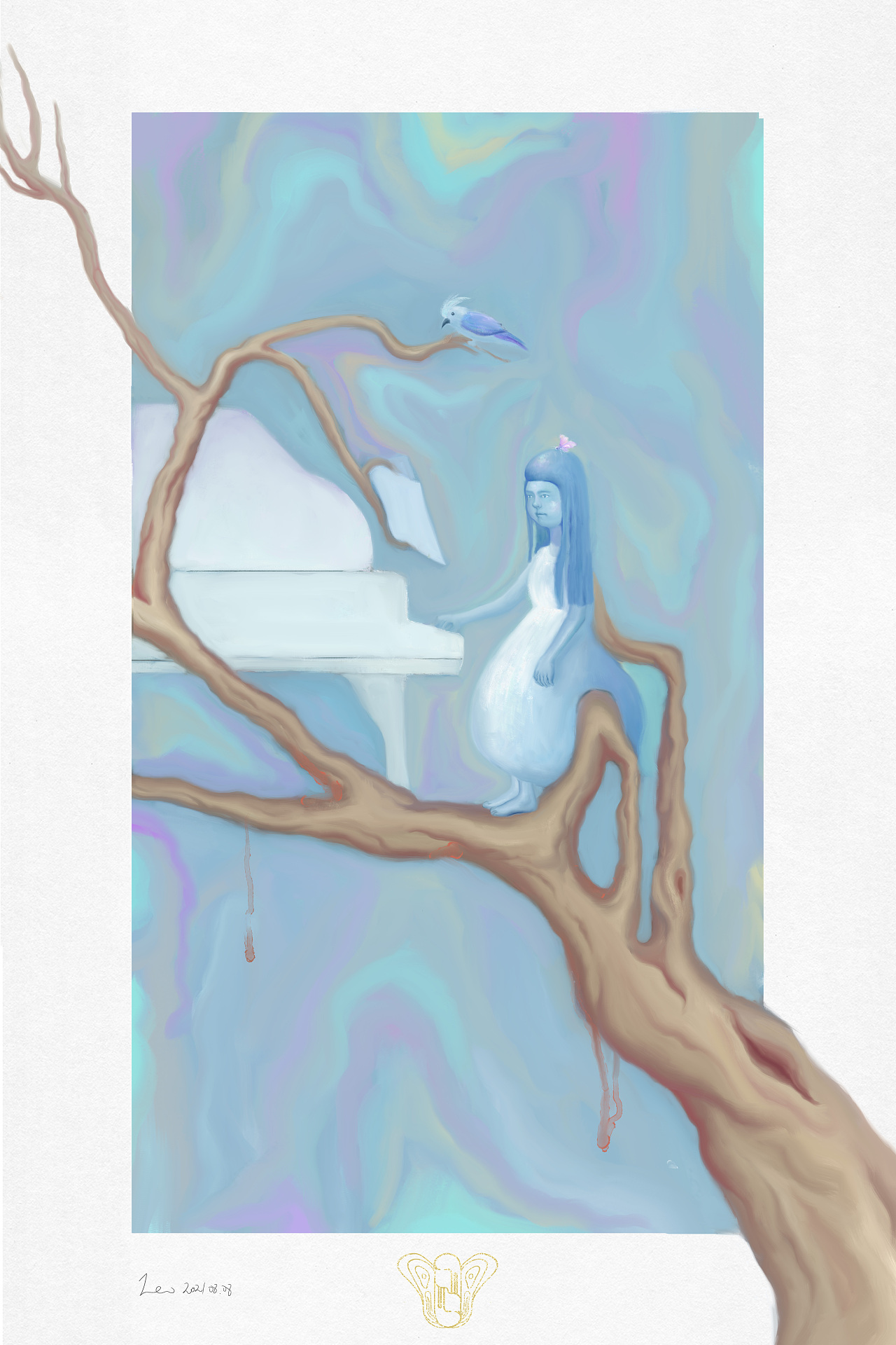 《豆》.Ⅱ（图ZMjY4MzI2OTUy） - 艺术插画 - 站酷设计师Leo_2_young原创素材 - 站酷ZCOOL