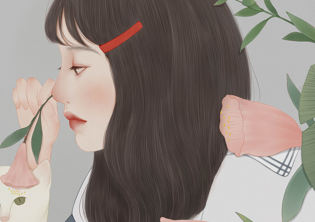 隱 秘 花 園（圖ZMTU2OTQ1MDA0） - 商業(yè)插畫 - 站酷設(shè)計(jì)師閆聽聽原創(chuàng)素材 - 站酷ZCOOL