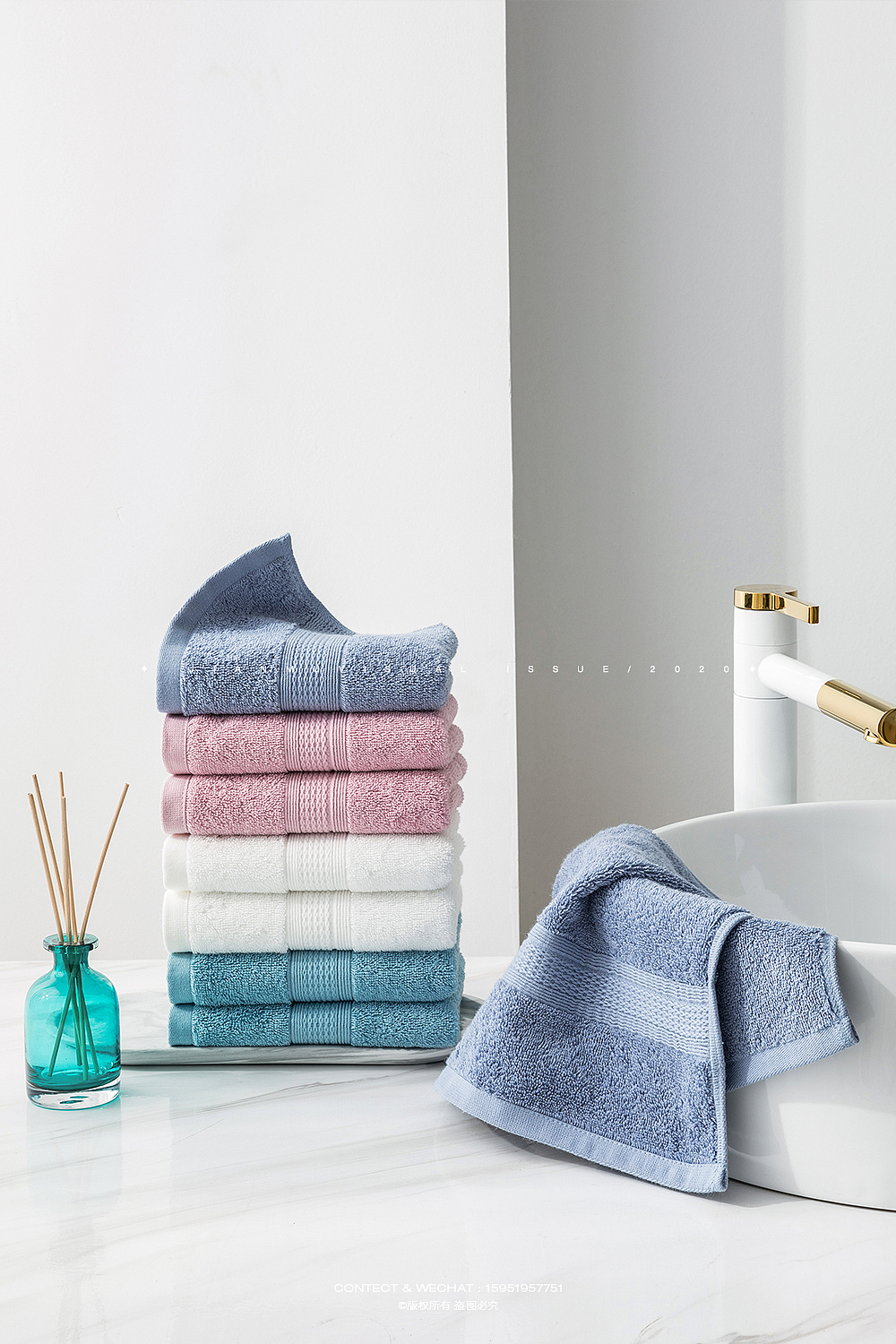 品牌:康尔馨 主题:酒店毛巾浴巾类产品摄影 我们专注于电商品牌视觉