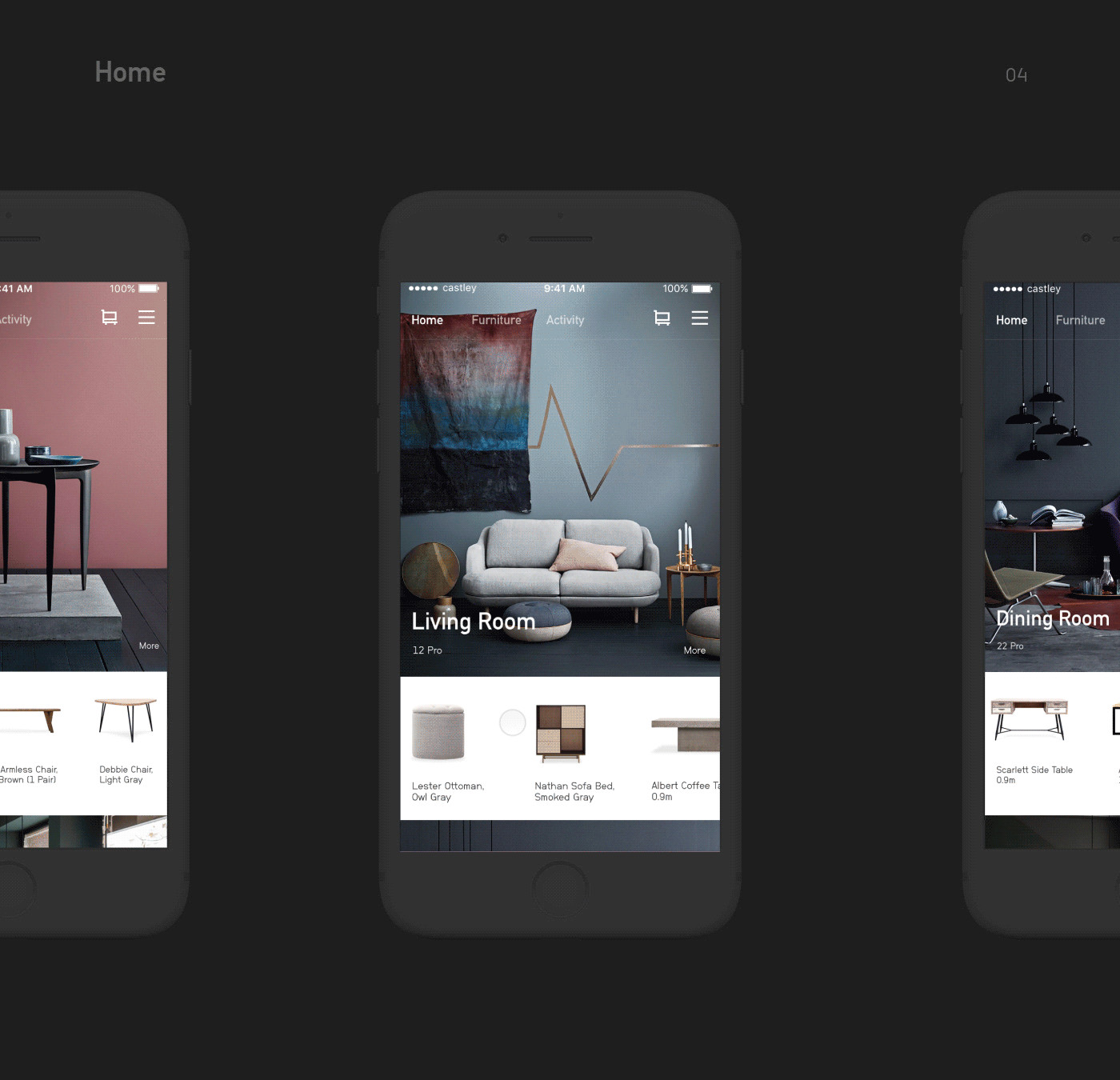 Castlery App（图ZOTEzNTYyNjA=） - APP界面 - 站酷设计师野草Super原创素材 - 站酷ZCOOL