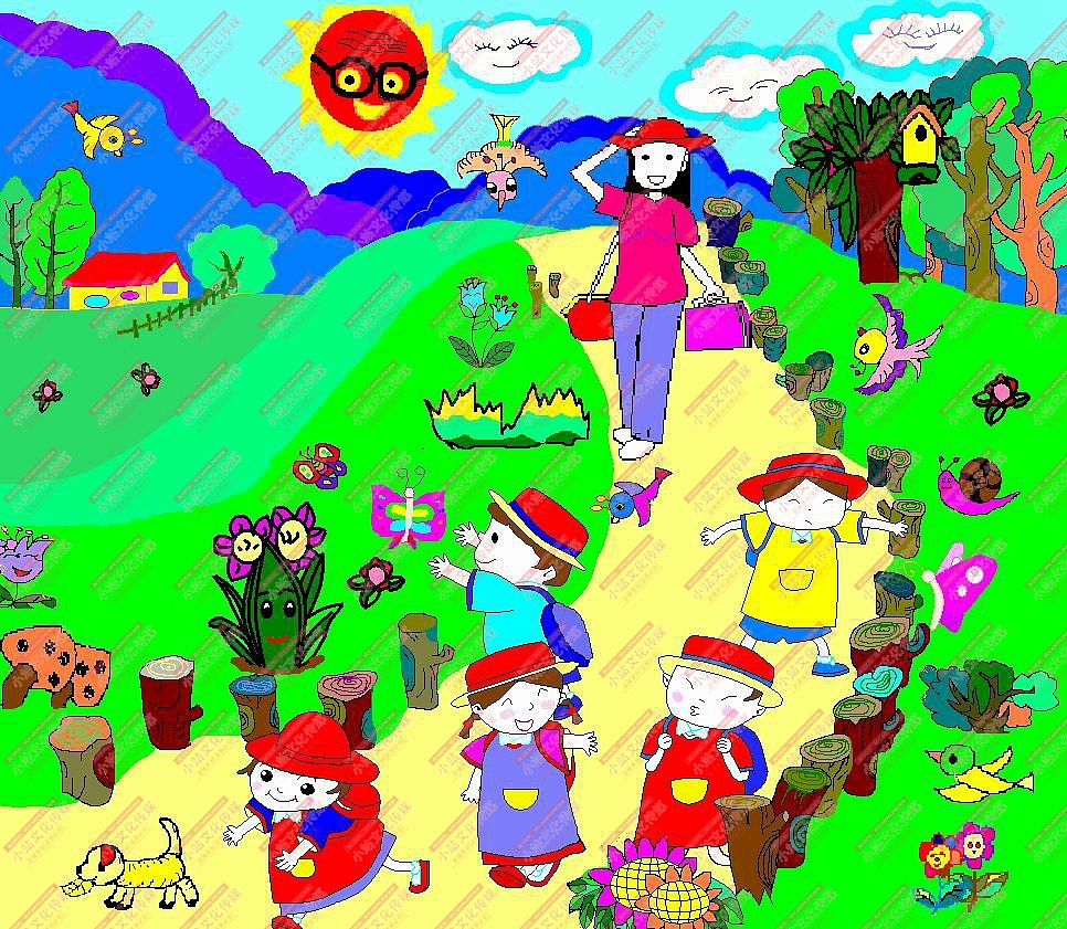 电脑作品 学生绘画作品 中小学电脑绘画作品制作