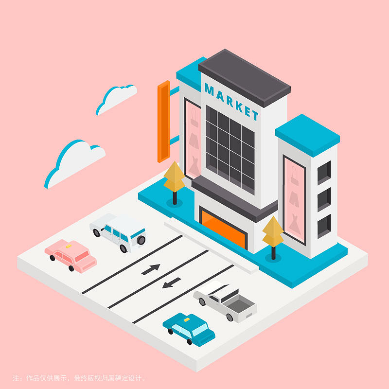 2.5d建筑（圖ZMjMyOTMzMDEy） - 藝術(shù)插畫 - 站酷設(shè)計師聰明的左撇子原創(chuàng)素材 - 站酷ZCOOL