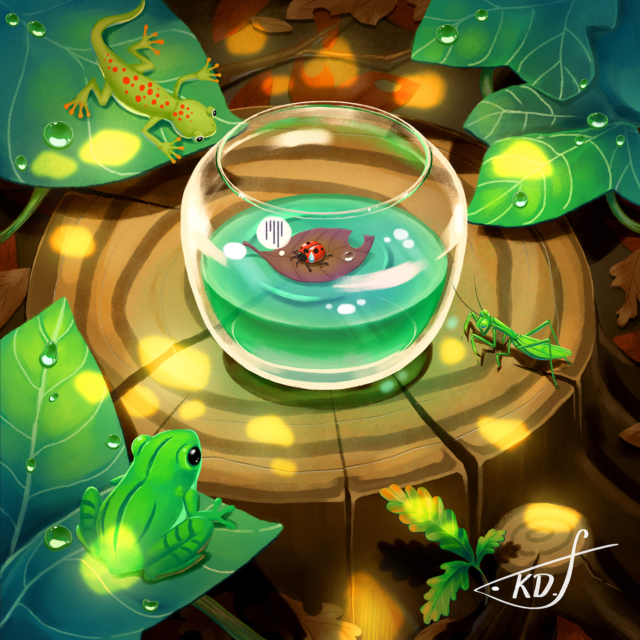 危机重重（图ZMjQwMTQ4Mjc2） - 儿童插画 - 站酷设计师骑士鱼KDf原创素材 - 站酷ZCOOL