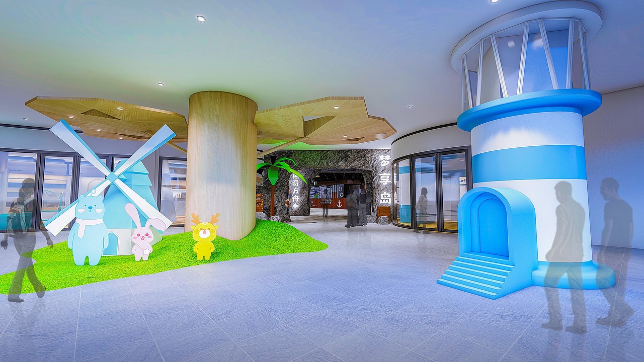 梦想岛 DREAMLAND 乐园（图ZMjk0NjczMzY0） - 商业空间设计 - 站酷设计师沈酉钱原创素材 - 站酷ZCOOL