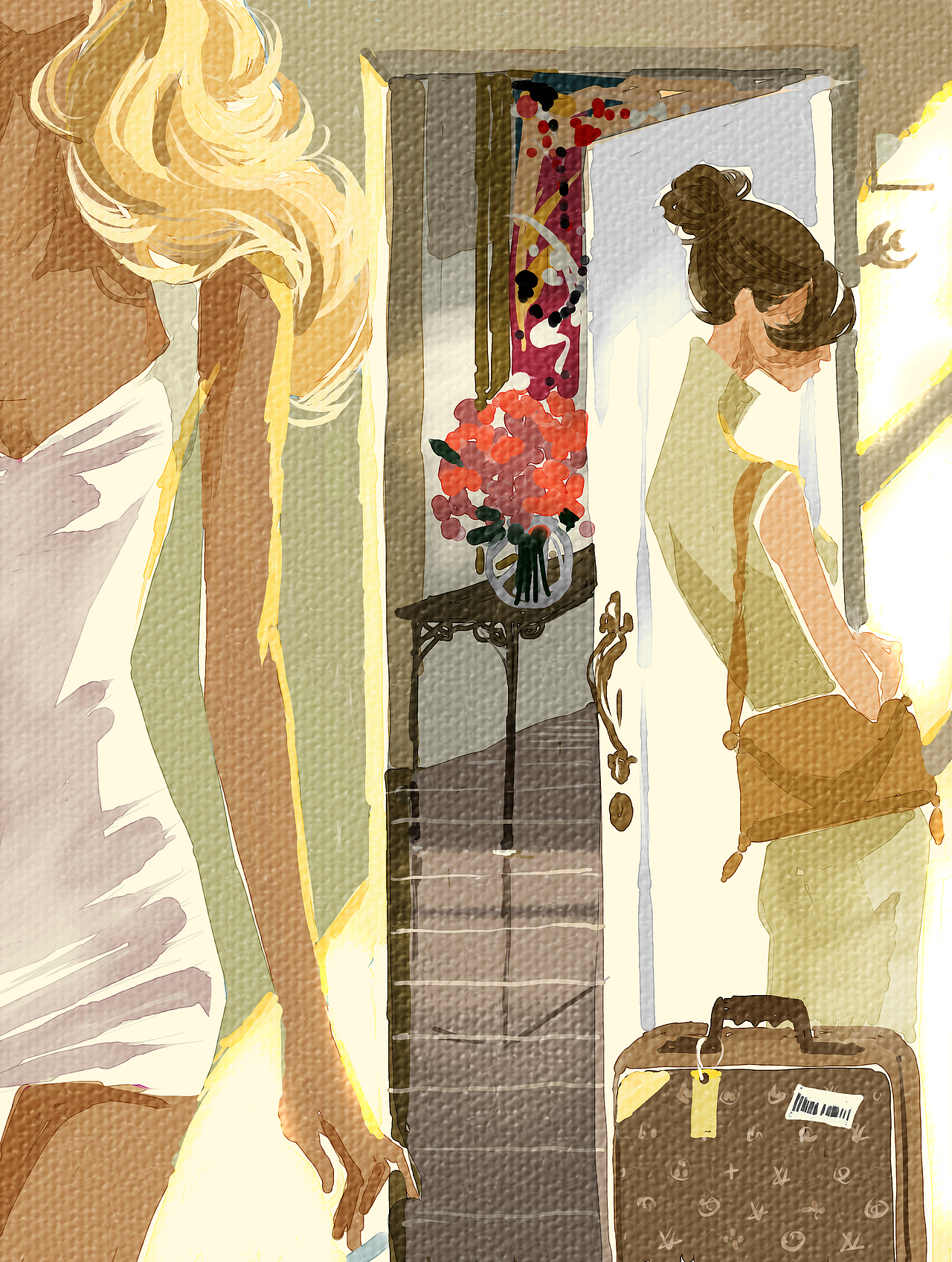 《女友》小说栏目插图