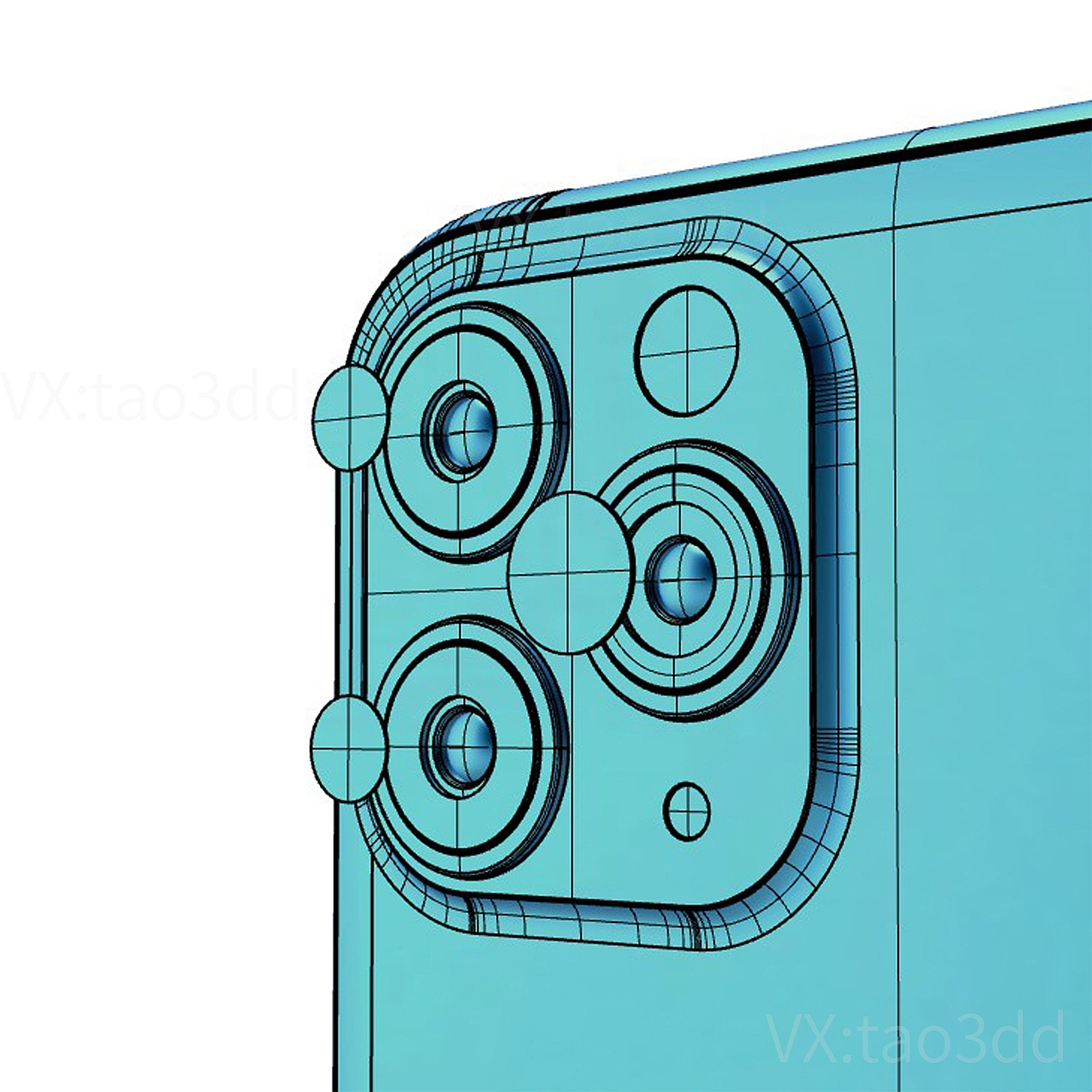 1:1比例苹果iphone 11 11pro max手机3d模型犀牛建模