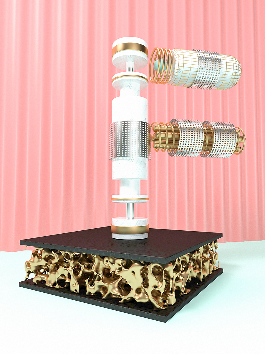 C4D周练（图ZMTUyNzQ1NzI4） - 其他三维 - 站酷设计师艺道品牌设计原创素材 - 站酷ZCOOL