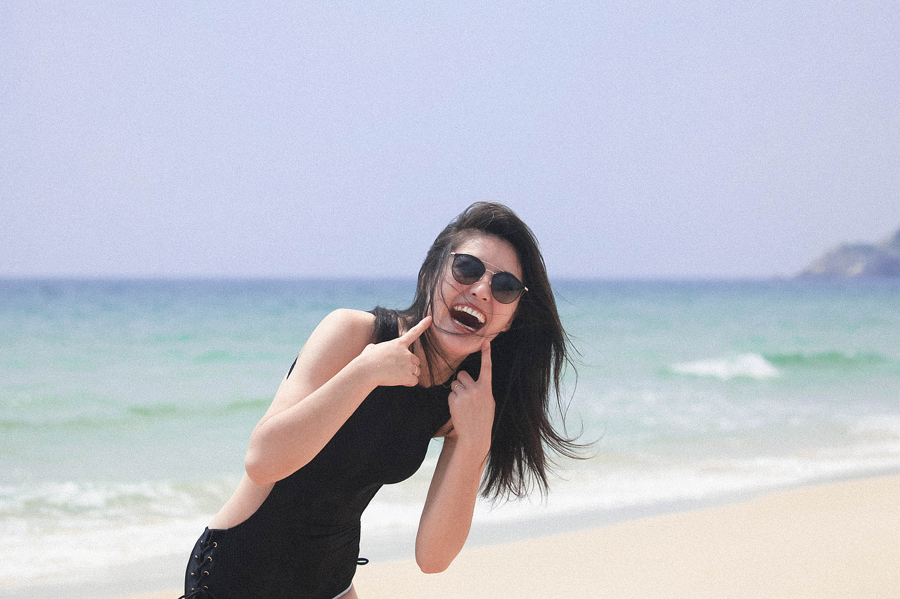 人像摄影|海滩夏日写真