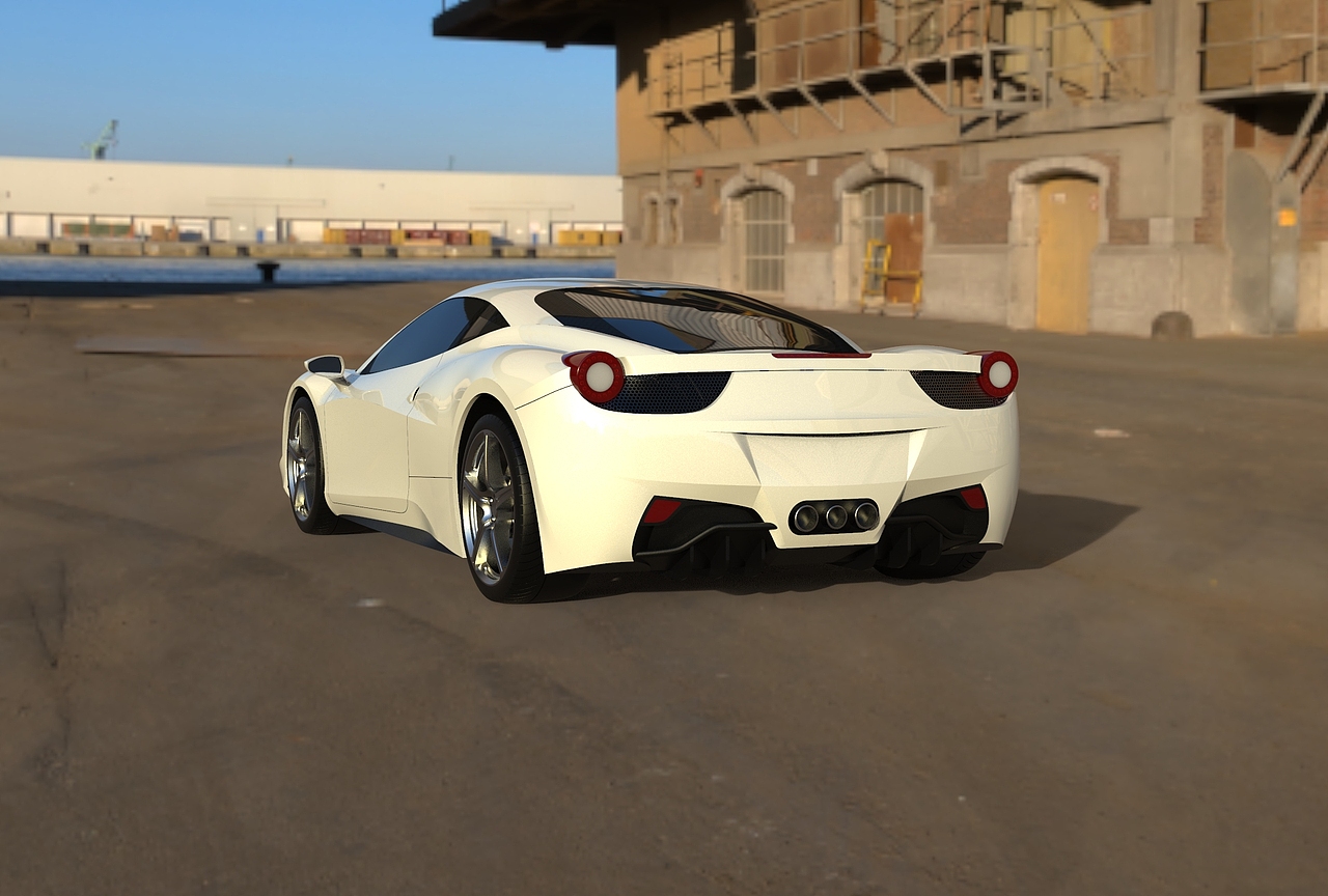 Ferrari-458Rhinoceros+KS模型渲染（图ZMjEzNDQxNjg4） - 机械/交通 - 站酷设计师zbin0218原创素材 - 站酷ZCOOL