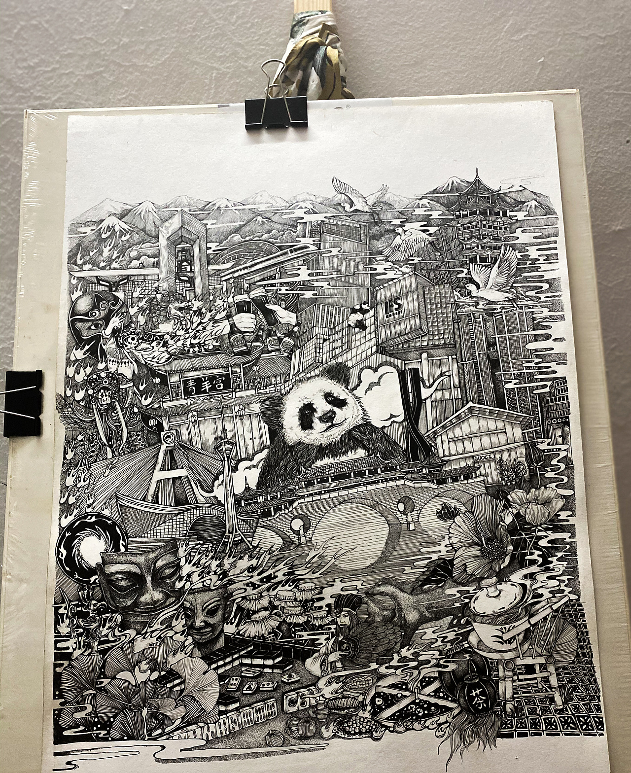 中國城市系列—成都（圖ZMjE2MzQ5NzIw） - 概念設(shè)定 - 站酷設(shè)計師橘子座原創(chuàng)素材 - 站酷ZCOOL