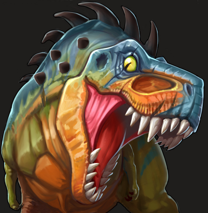 给taw画的几条原始巨兽