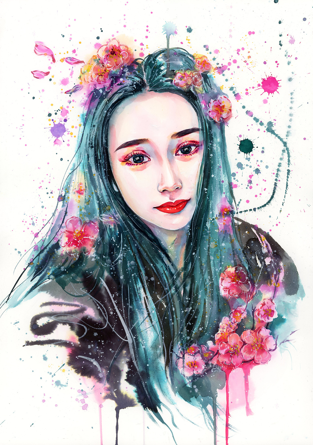 日常約畫創(chuàng)作稿分享～（圖ZMTc4MDg5Nzg0） - 商業(yè)插畫 - 站酷設(shè)計(jì)師龔靜水彩畫原創(chuàng)素材 - 站酷ZCOOL