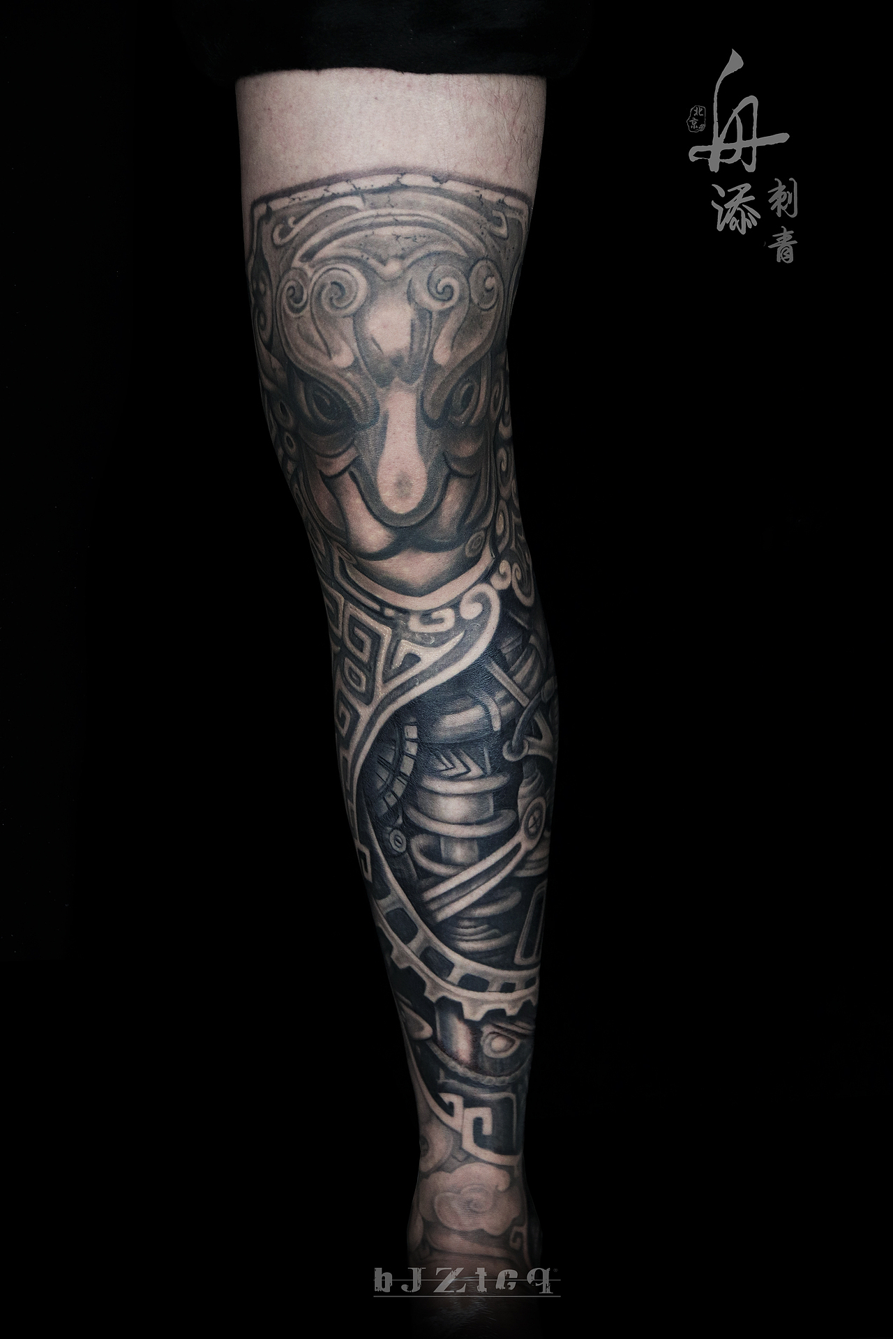 甲胄机械腿（图ZMTkyMTU5MzIw） - 其他 - 站酷设计师北京舟添刺青原创素材 - 站酷ZCOOL