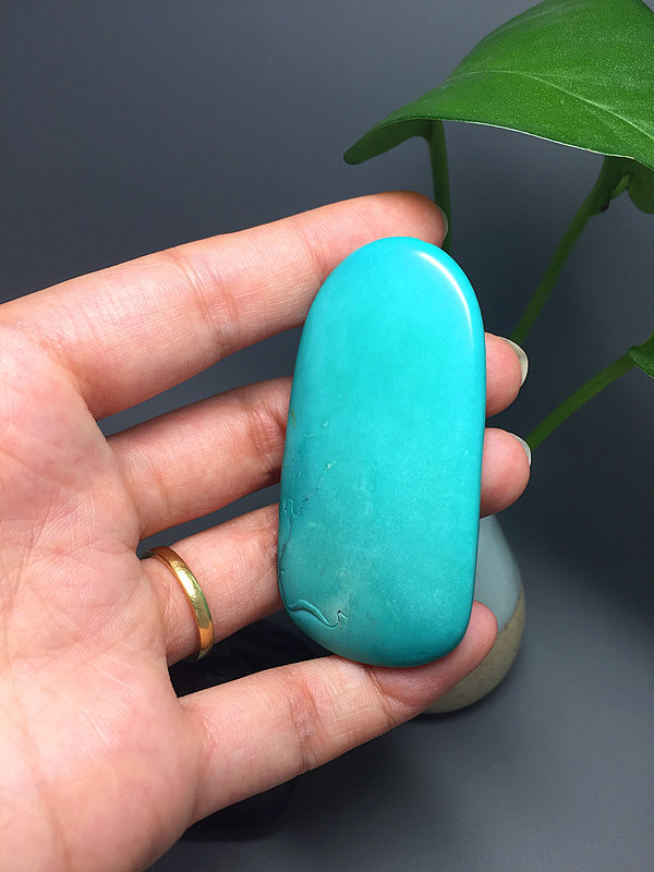 原矿绿松石高瓷精品雕件 【千手观音】