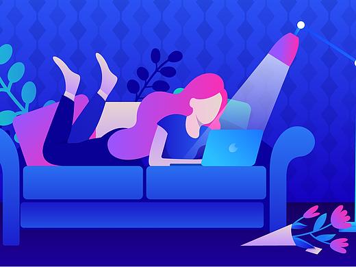 Spring-春天插画（个人主页-ZMjY1Mzk2MDQ=） - 艺术插画 - 站酷设计师leecheez原创素材 - 站酷ZCOOL