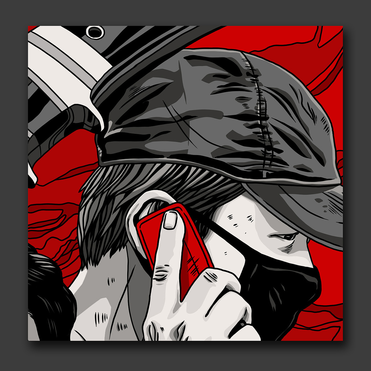 《白夜追凶》手绘海报（图ZOTYyNDYxNTI=） - 创作习作 - 站酷设计师CHOCO__原创素材 - 站酷ZCOOL