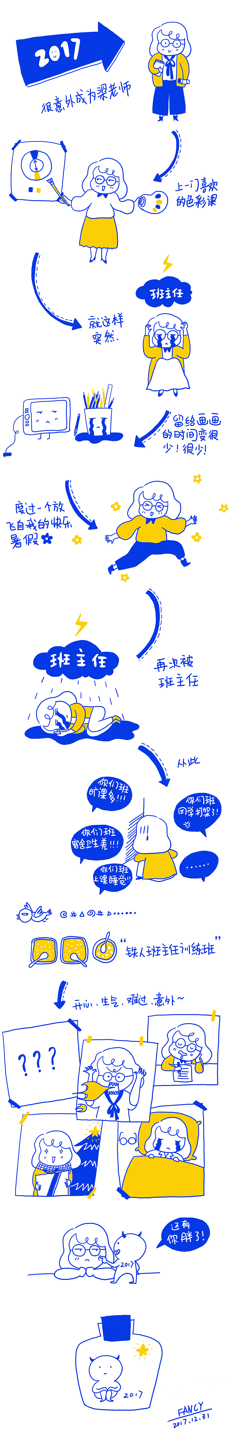 《2017》（图ZMTA5NDU5MTQ4） - 短篇/格漫 - 站酷设计师L番喜原创素材 - 站酷ZCOOL