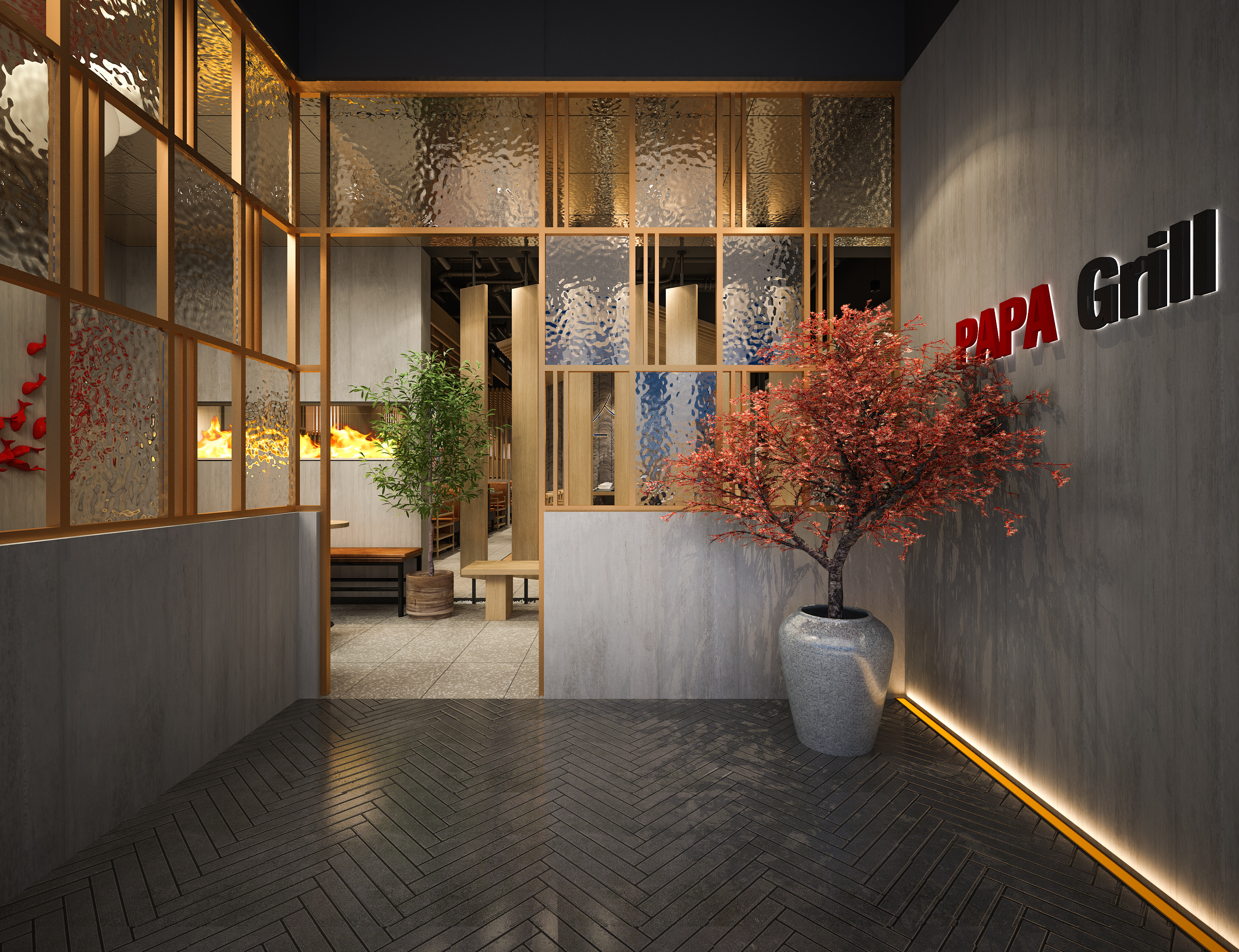 合肥餐饮店设计—加拿大烧烤店设计