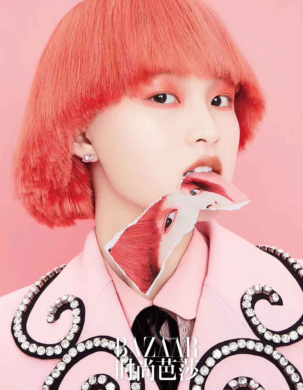 《时尚芭莎》february 超模谢欣