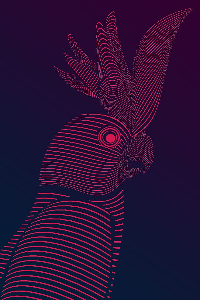 ps条纹效果动物 parrot（图ZMTA3NzM0ODAw） - 图案 - 站酷设计师33cyy原创素材 - 站酷ZCOOL