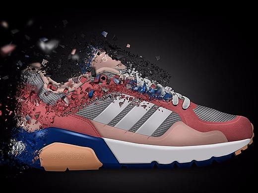 阿迪达斯粒子海报练习