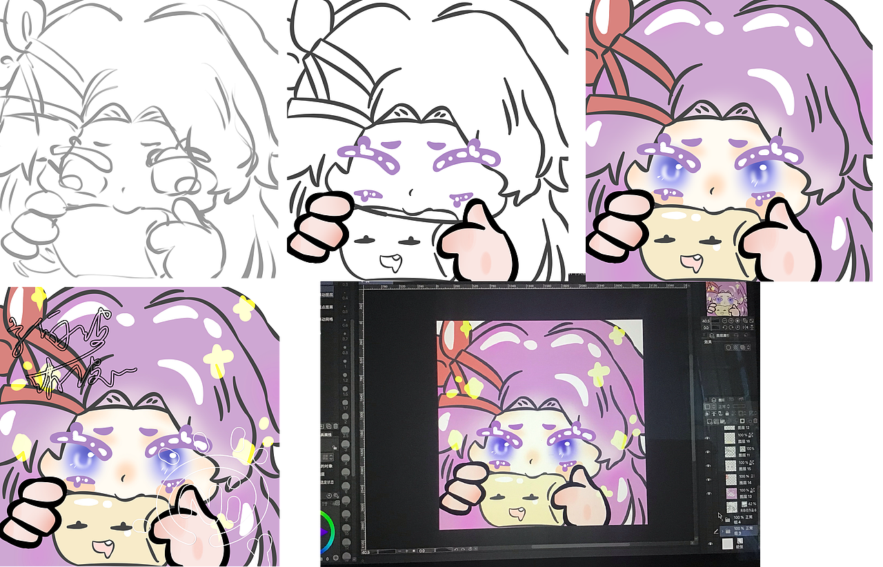 大头,头像及绘画步骤