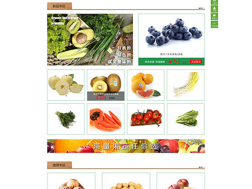 水果商城（个人主页-ZMjE5NjY1NjQ=） - 电商 - 站酷设计师森林里的野猴子原创素材 - 站酷ZCOOL