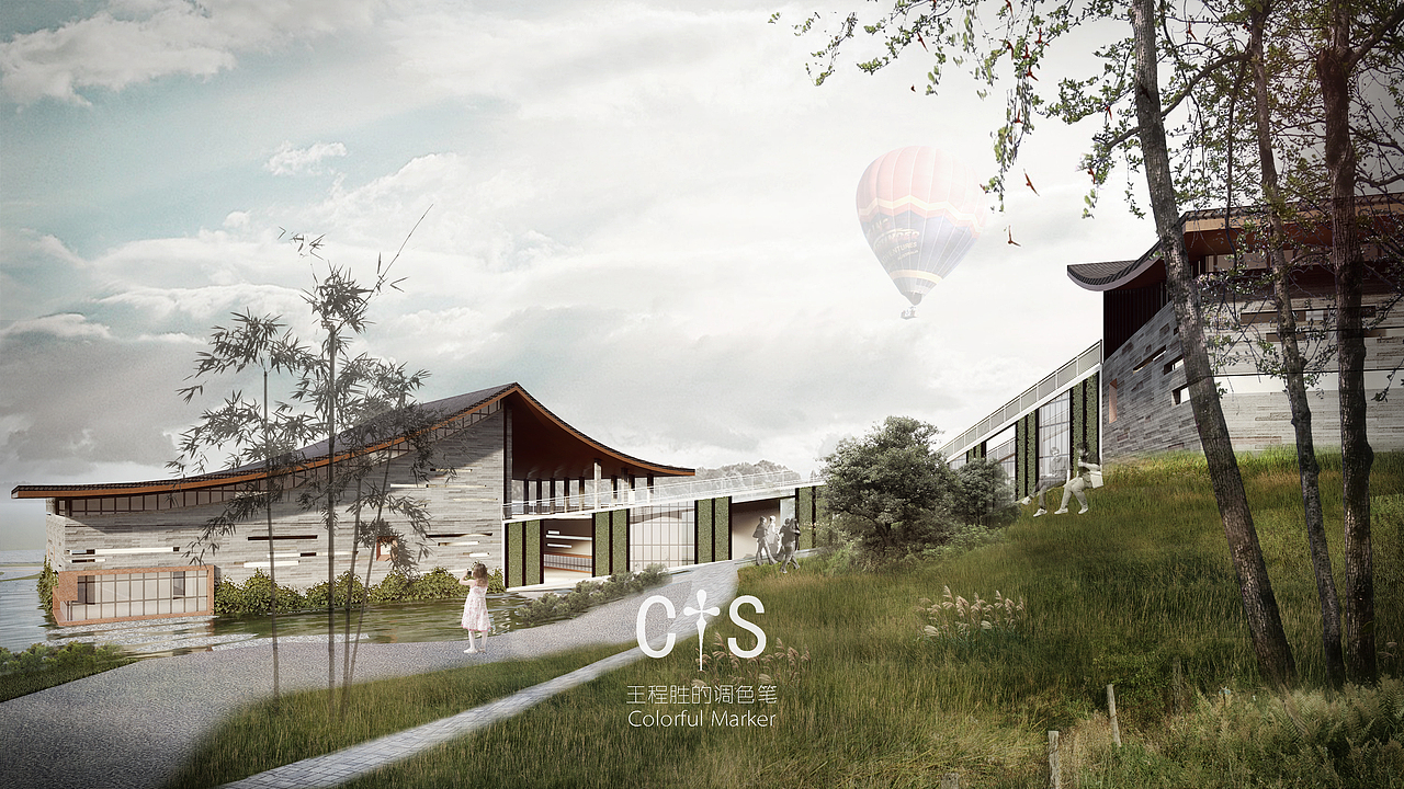 游客中心设计（图ZMTY0ODQ4MTMy） - 建筑设计 - 站酷设计师王大大的调色笔原创素材 - 站酷ZCOOL