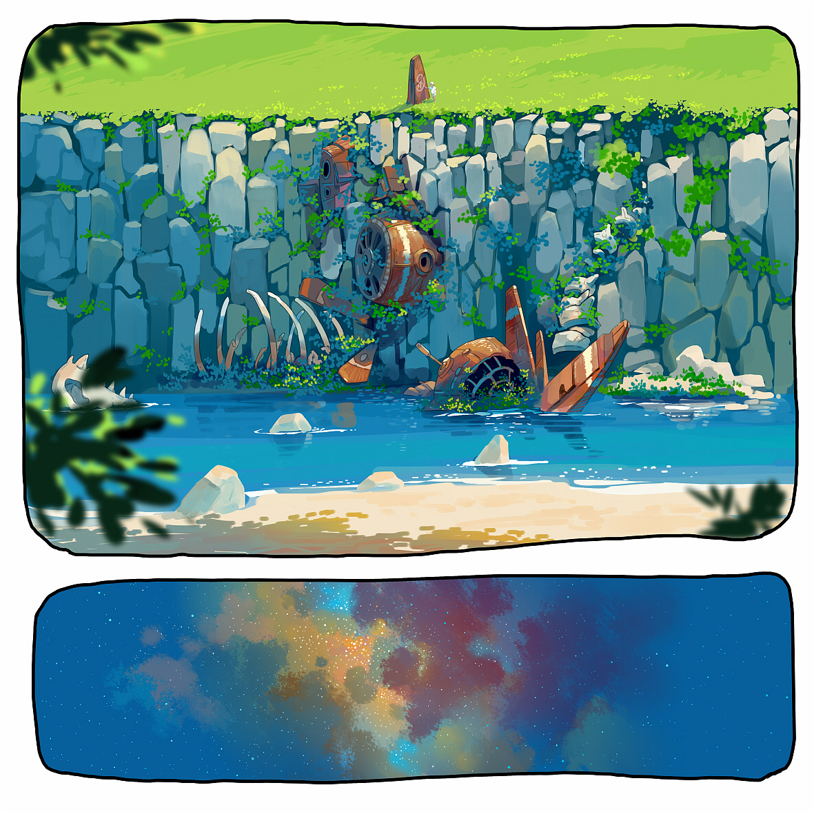 寻夏（图ZMTY1MDc5NzYw） - 绘本 - 站酷设计师邦乔彦原创素材 - 站酷ZCOOL