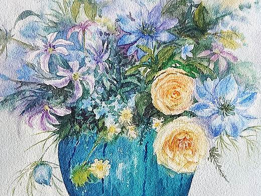 瓶花（个人主页-ZNDkwNDQ0ODg=） - 绘画 - 站酷设计师阿陸原创素材 - 站酷ZCOOL