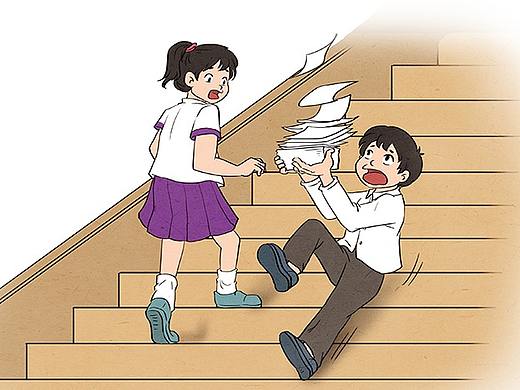 【出版社刊物】《安全小故事》教育类图书配图