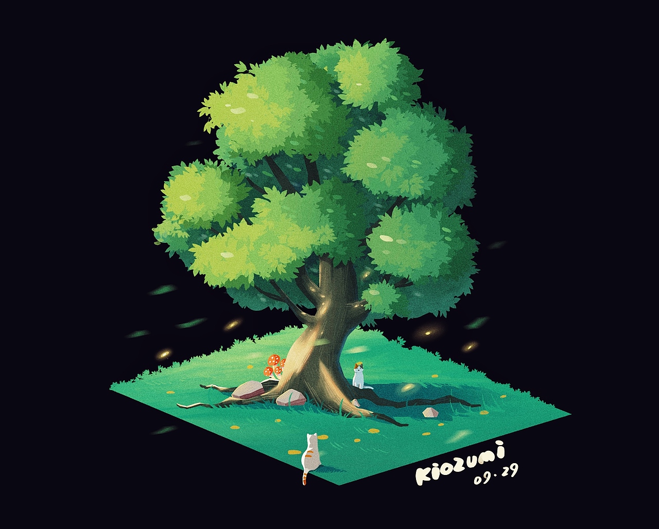 树（图ZMjcyNTY4NzYw） - 绘本 - 站酷设计师小泉君原创素材 - 站酷ZCOOL