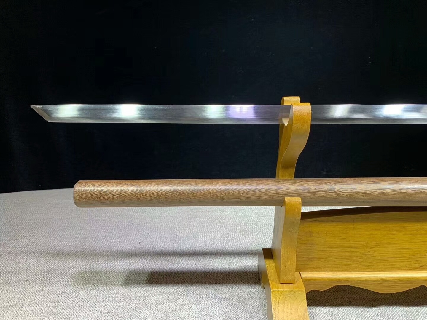 新款仿明代夹刀棍 锰钢棍刀|手工艺|工艺品设计|和风堂美术刀剑_原创