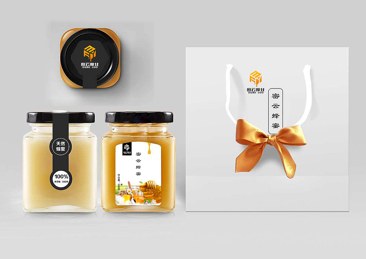 《密云蜂业》LOGO设计案例一（图ZMjEwMDkwNjg4） - Logo - 站酷设计师大禹龙宫原创素材 - 站酷ZCOOL