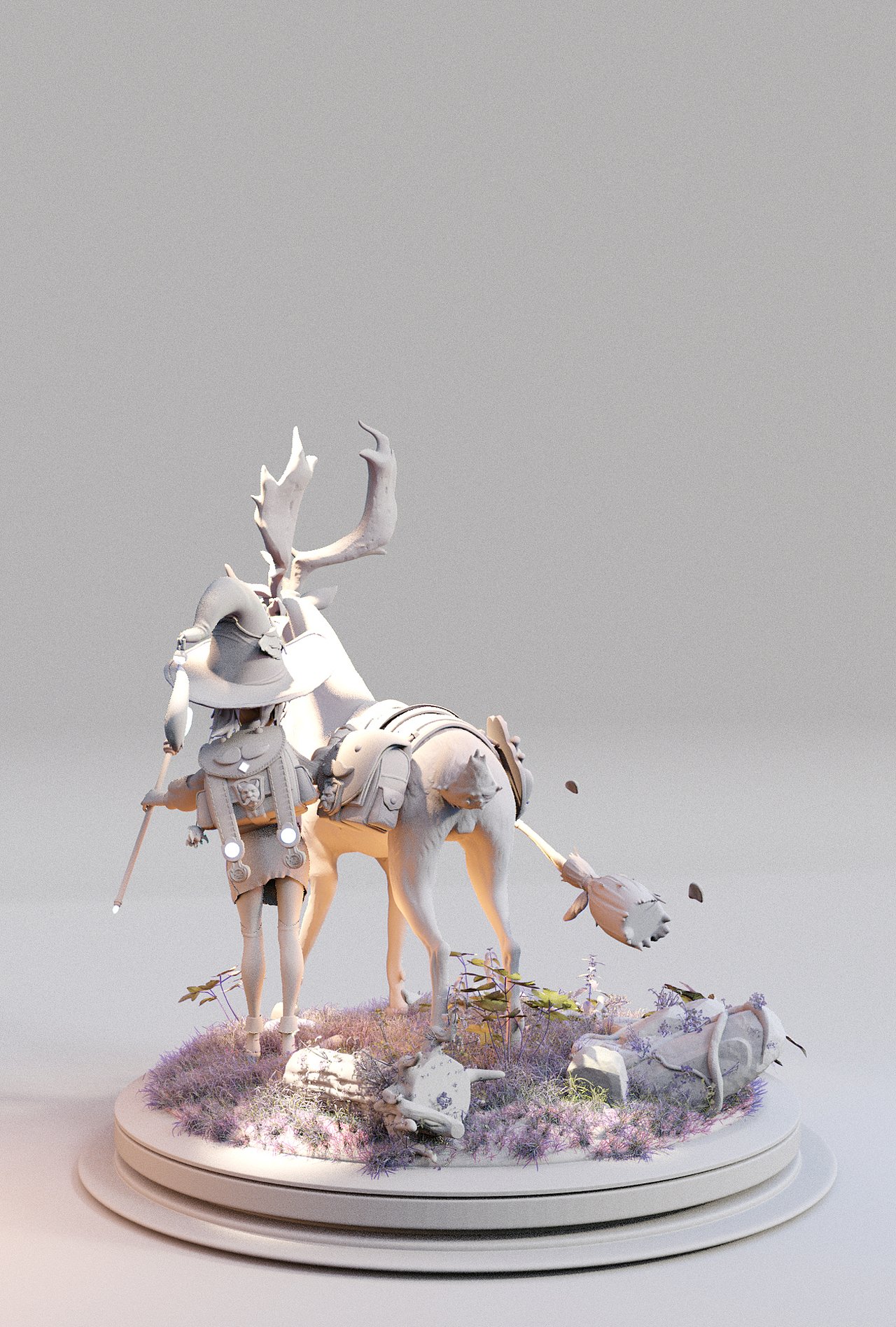 3D手办模型-坐骑